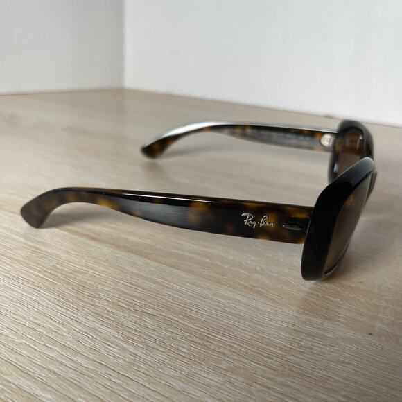 Ray-Ban JACKIE OHH RB4101 710 Cat Eye Tortoise Italy FRAMES ONLY 58-17-135 - Picture 8 of 8
